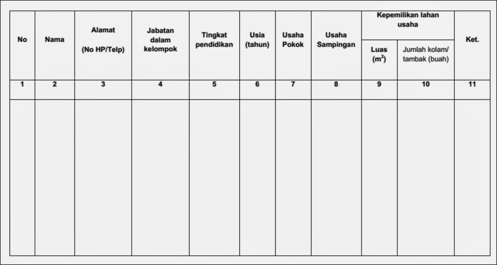 Detail Format Buku Tamu Excel Nomer 38
