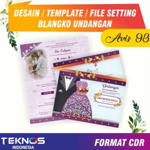 Detail Format Desain Undangan Pernikahan Nomer 57