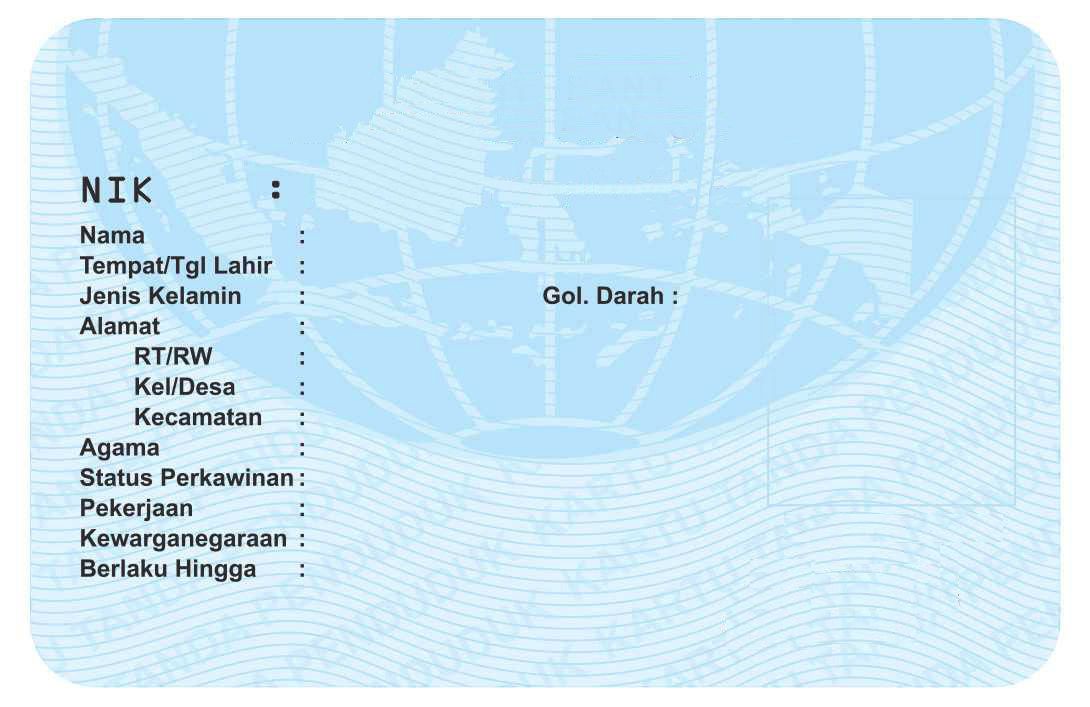 Format E Ktp Kosong - KibrisPDR