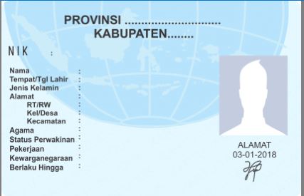 Detail Format E Ktp Kosong Nomer 16