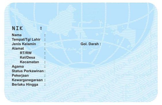 Detail Format E Ktp Kosong Nomer 5