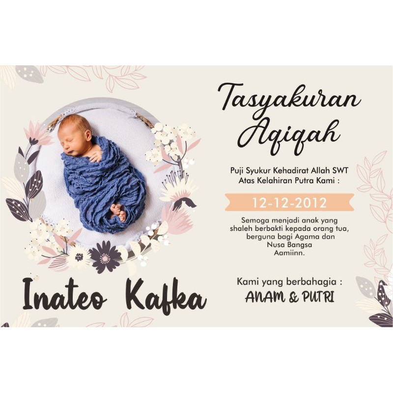 Detail Format Kartu Ucapan Aqiqah Nomer 17