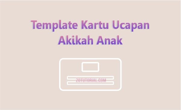 Detail Format Kartu Ucapan Aqiqah Nomer 49