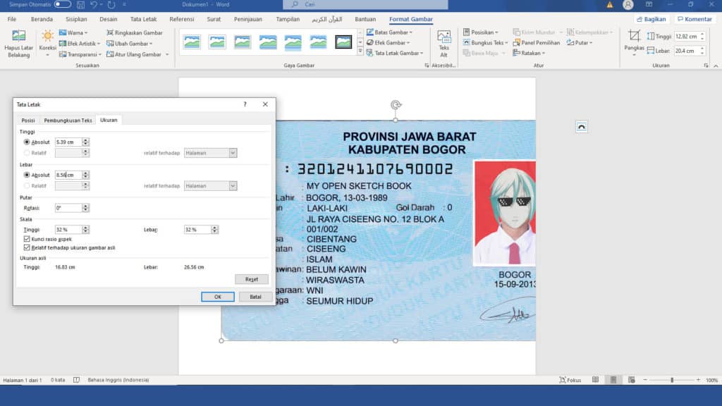 Detail Format Ktp Kosong Word Nomer 35