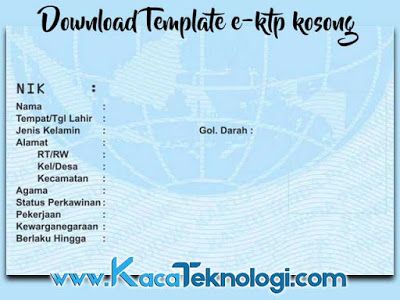 Detail Format Ktp Kosong Word Nomer 7