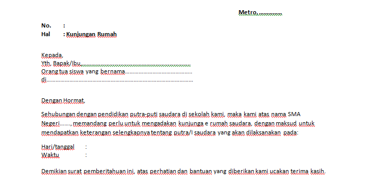 Detail Format Kunjungan Rumah Nomer 34