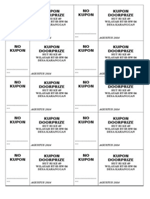 Detail Format Kupon Doorprize Doc Nomer 4