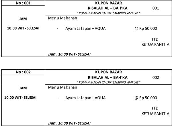 Detail Format Kupon Doorprize Doc Nomer 41