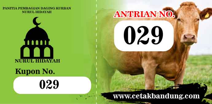 Detail Format Kupon Qurban Excel Nomer 29