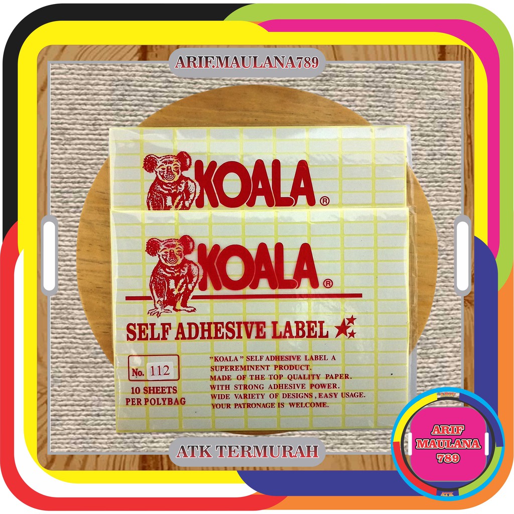 Format Label Koala 112 - KibrisPDR