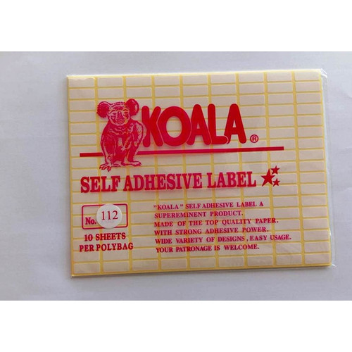 Detail Format Label Koala 112 Nomer 13
