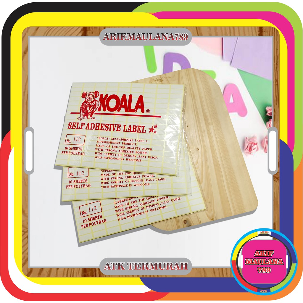 Detail Format Label Koala 112 Nomer 3