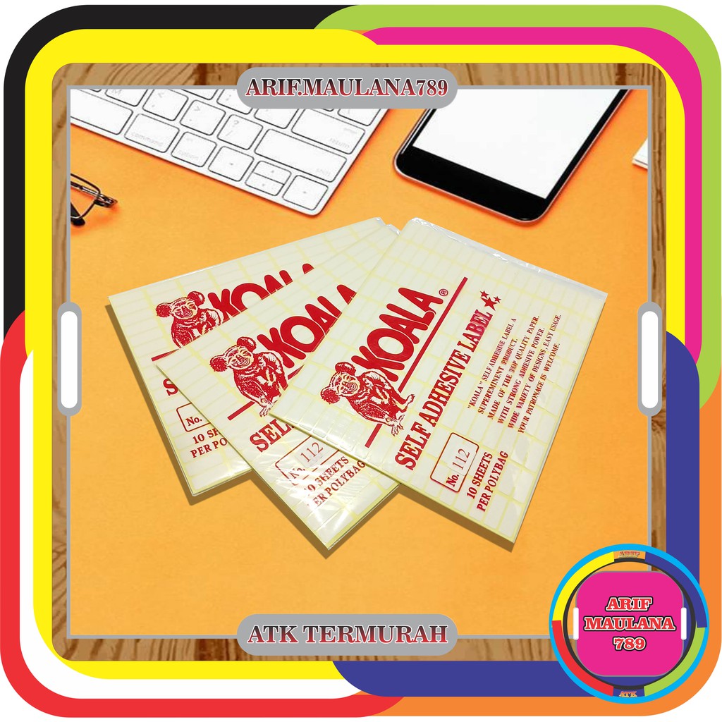 Detail Format Label Koala 112 Nomer 4