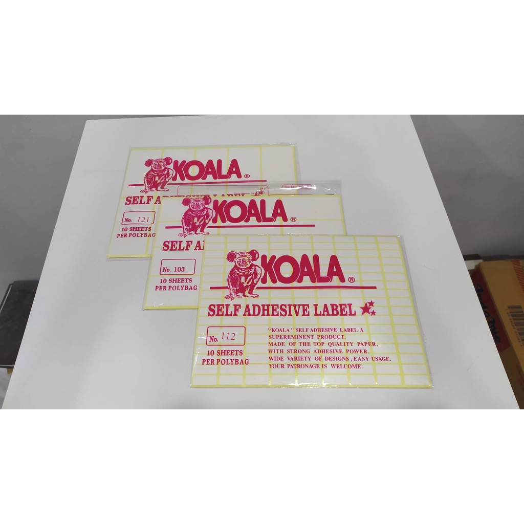 Detail Format Label Koala 112 Nomer 36