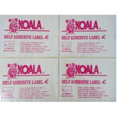 Detail Format Label Koala 112 Nomer 8