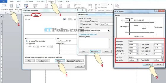 Detail Format Label Tom Jerry 103 Ms Word 2010 Nomer 20