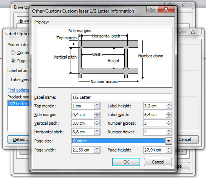 Detail Format Label Tom Jerry 103 Ms Word 2010 Nomer 21