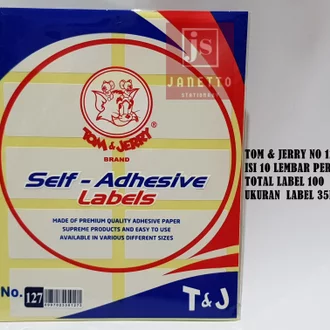 Detail Format Label Tom Jerry 127 Nomer 41