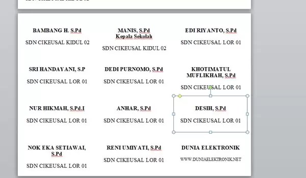 Detail Format Label Undangan 103 Nomer 29