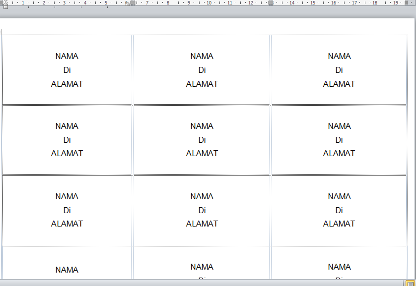 Detail Format Label Undangan 103 Nomer 53