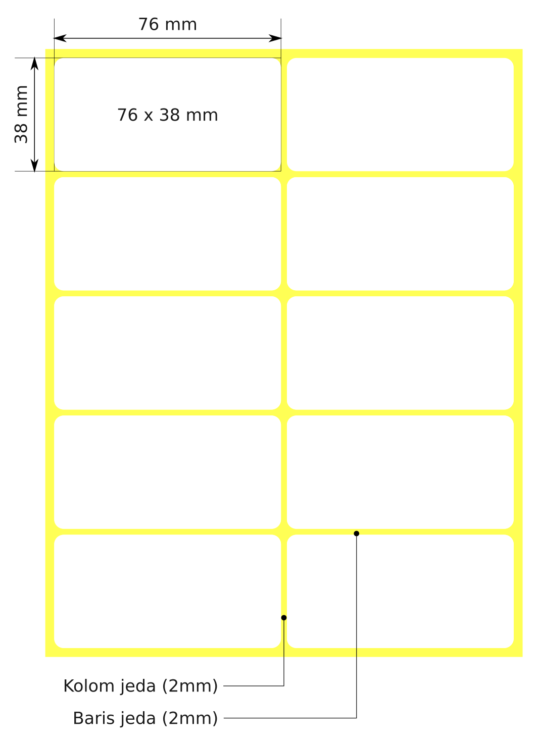 Detail Format Label Undangan 121 Nomer 11