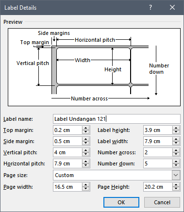 Detail Format Label Undangan 121 Nomer 26