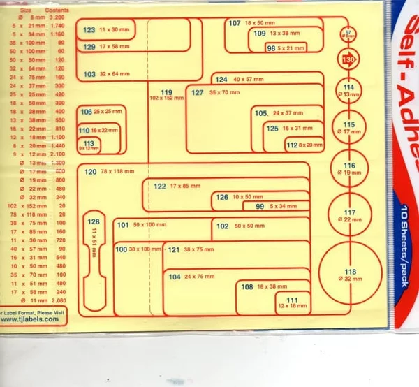 Detail Format Label Undangan 121 Nomer 53