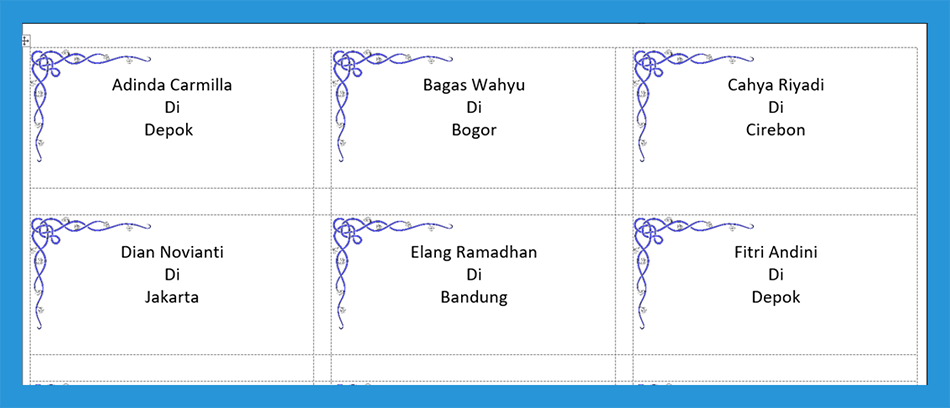 Detail Format Nama Undangan Nomer 44