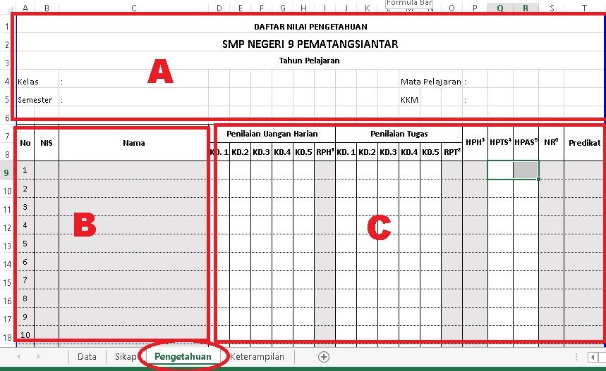 Detail Format Nilai K13 Revisi 2017 Smk Gambar Teknik Nomer 5