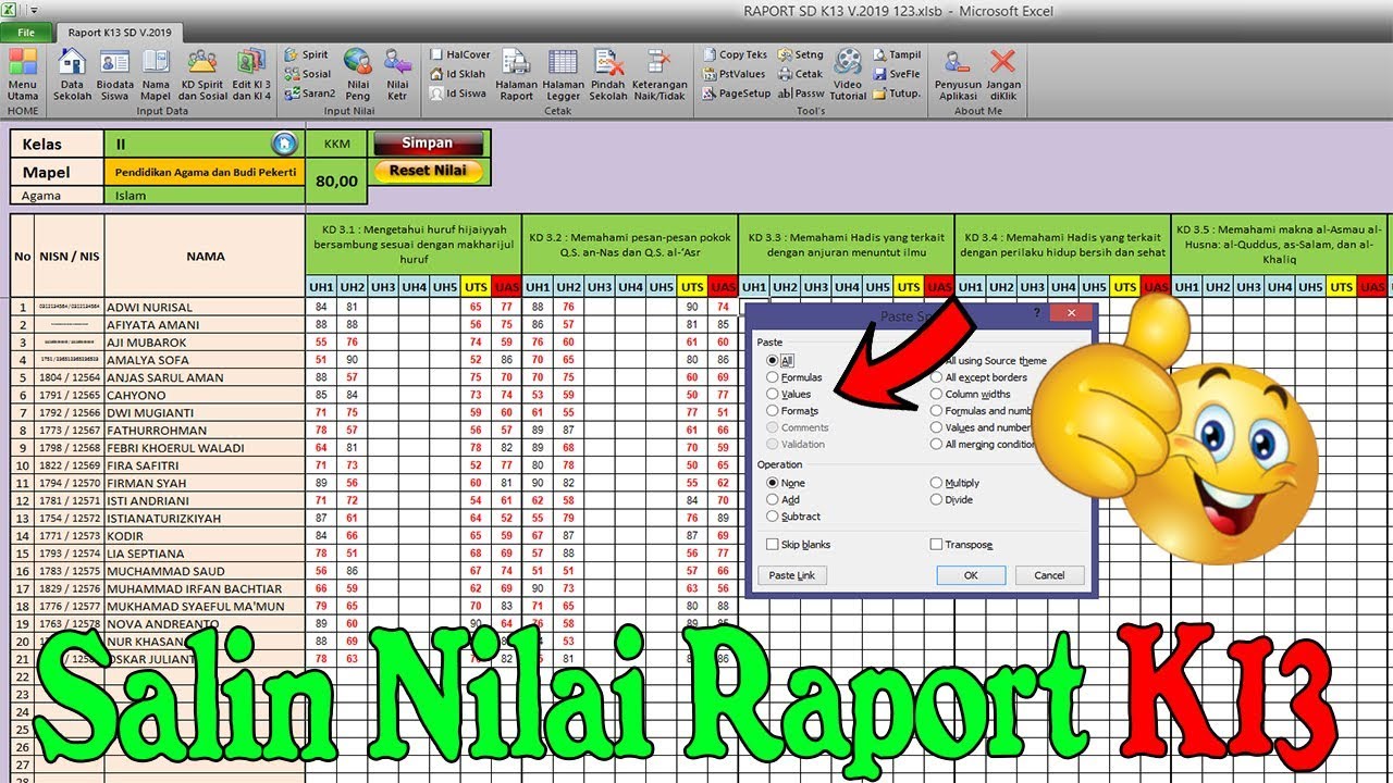 Detail Format Nilai K13 Revisi 2017 Smk Gambar Teknik Nomer 50