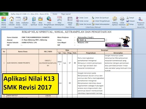 Detail Format Nilai K13 Revisi 2017 Smk Gambar Teknik Nomer 10