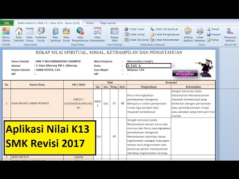 Detail Format Nilai K13 Smk Gambar Teknik Nomer 15