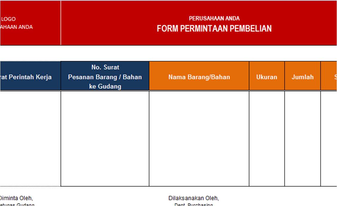 Detail Format Order Pembelian Nomer 29