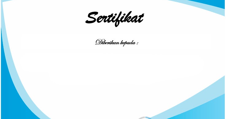 Detail Format Sertifikat Kosong Word Nomer 43