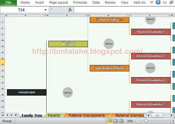 Detail Format Silsilah Keluarga Excel Nomer 11