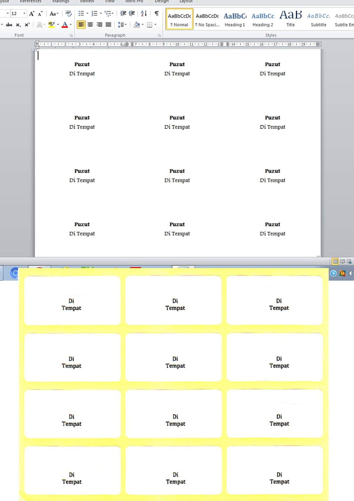 Detail Format Stiker Undangan Nomer 22
