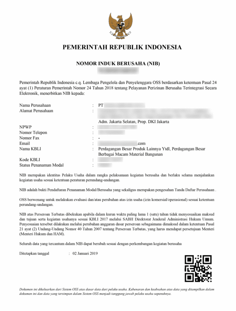 Detail Format Surat Izin Tempat Usaha Nomer 40