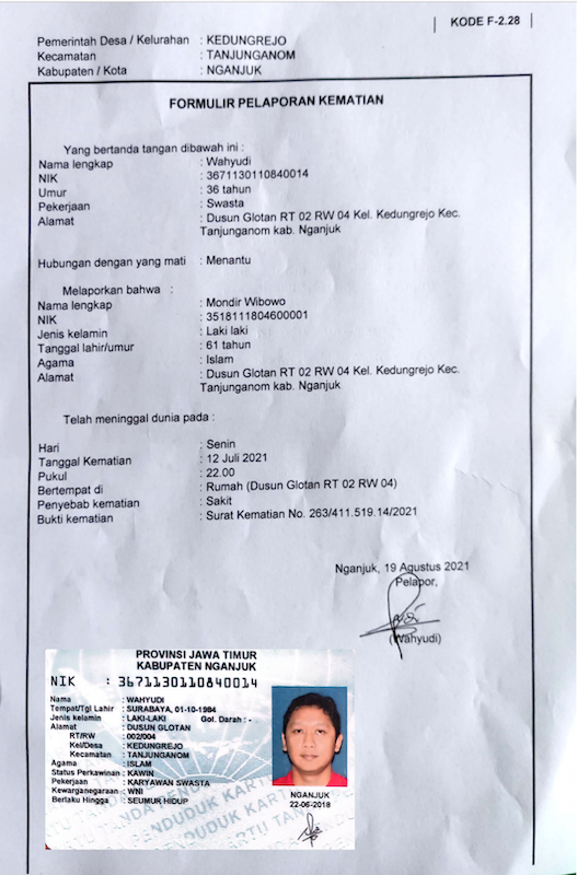 Detail Format Surat Kematian Nomer 14