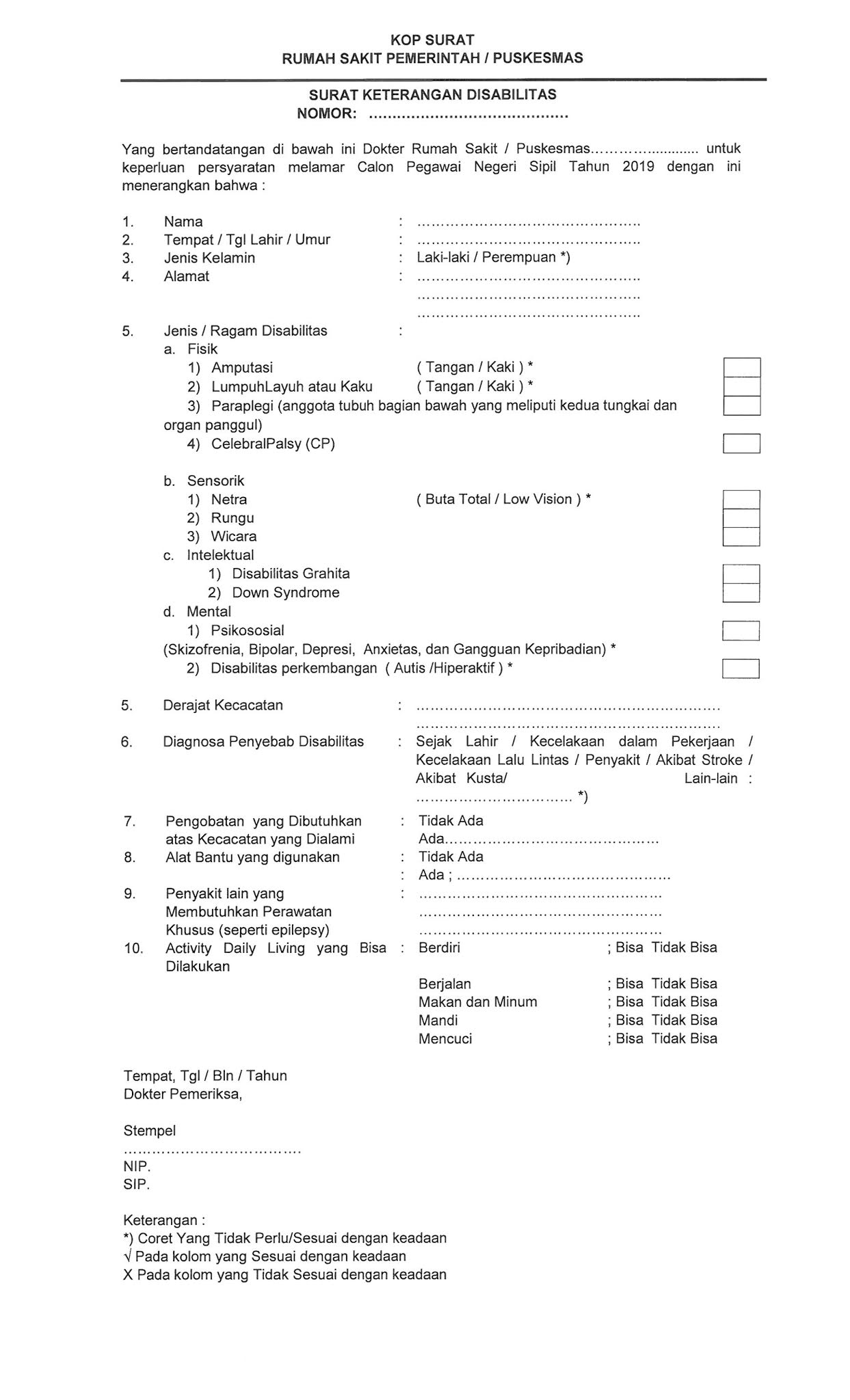 Detail Format Surat Keterangan Nomer 28