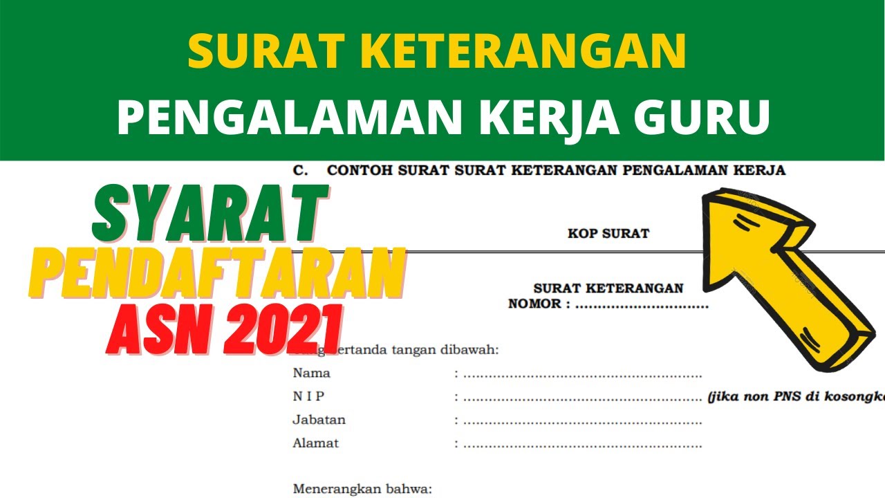 Detail Format Surat Keterangan Kerja Nomer 44