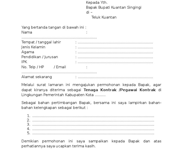 Detail Format Surat Keterangan Magang Nomer 30