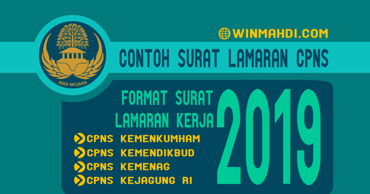 Detail Format Surat Lamaran Cpns 2019 Kemenkumham Nomer 47