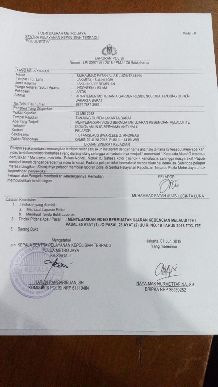 Detail Format Surat Laporan Polisi Nomer 34