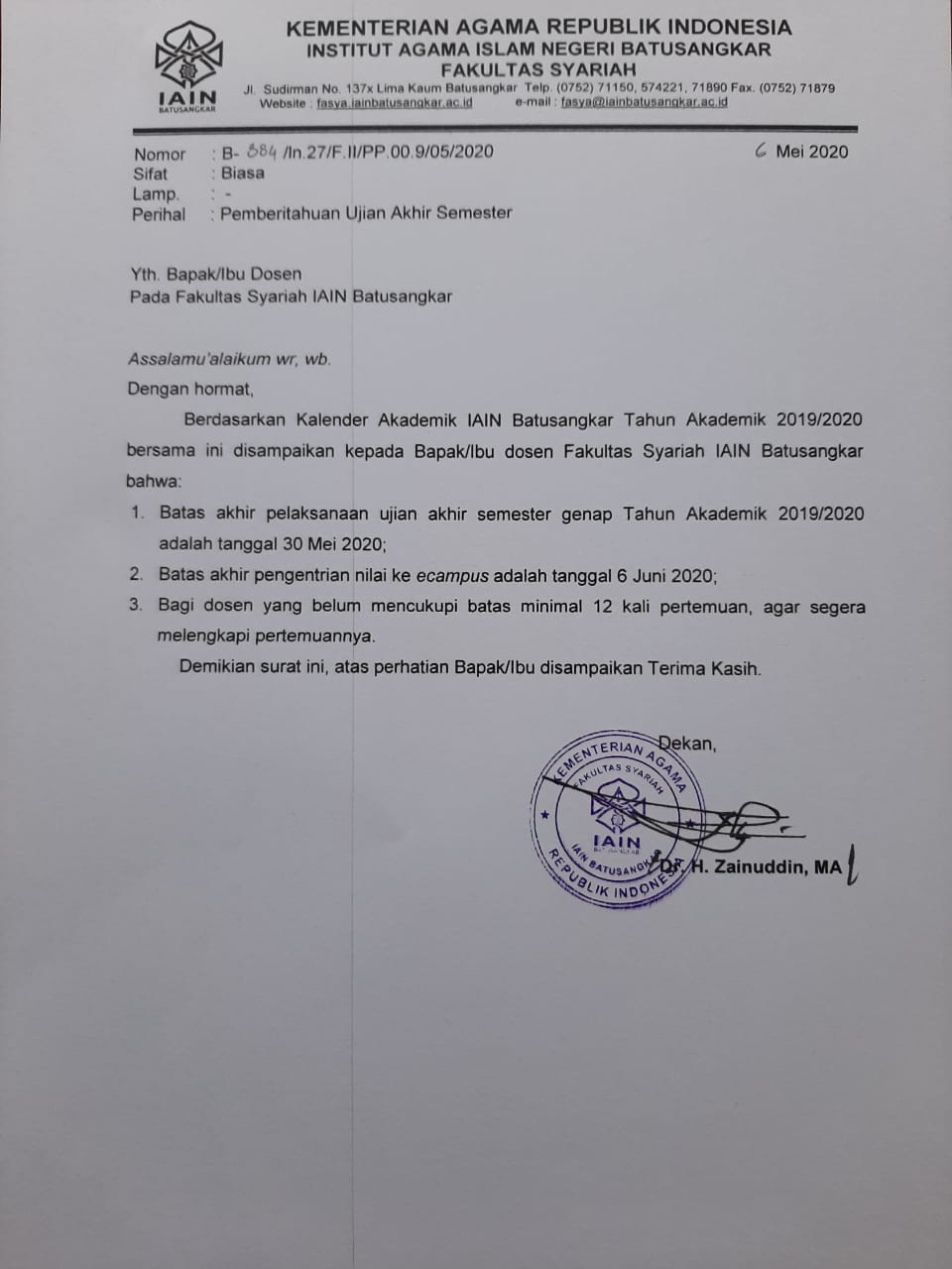 Detail Format Surat Pemberitahuan Nomer 9