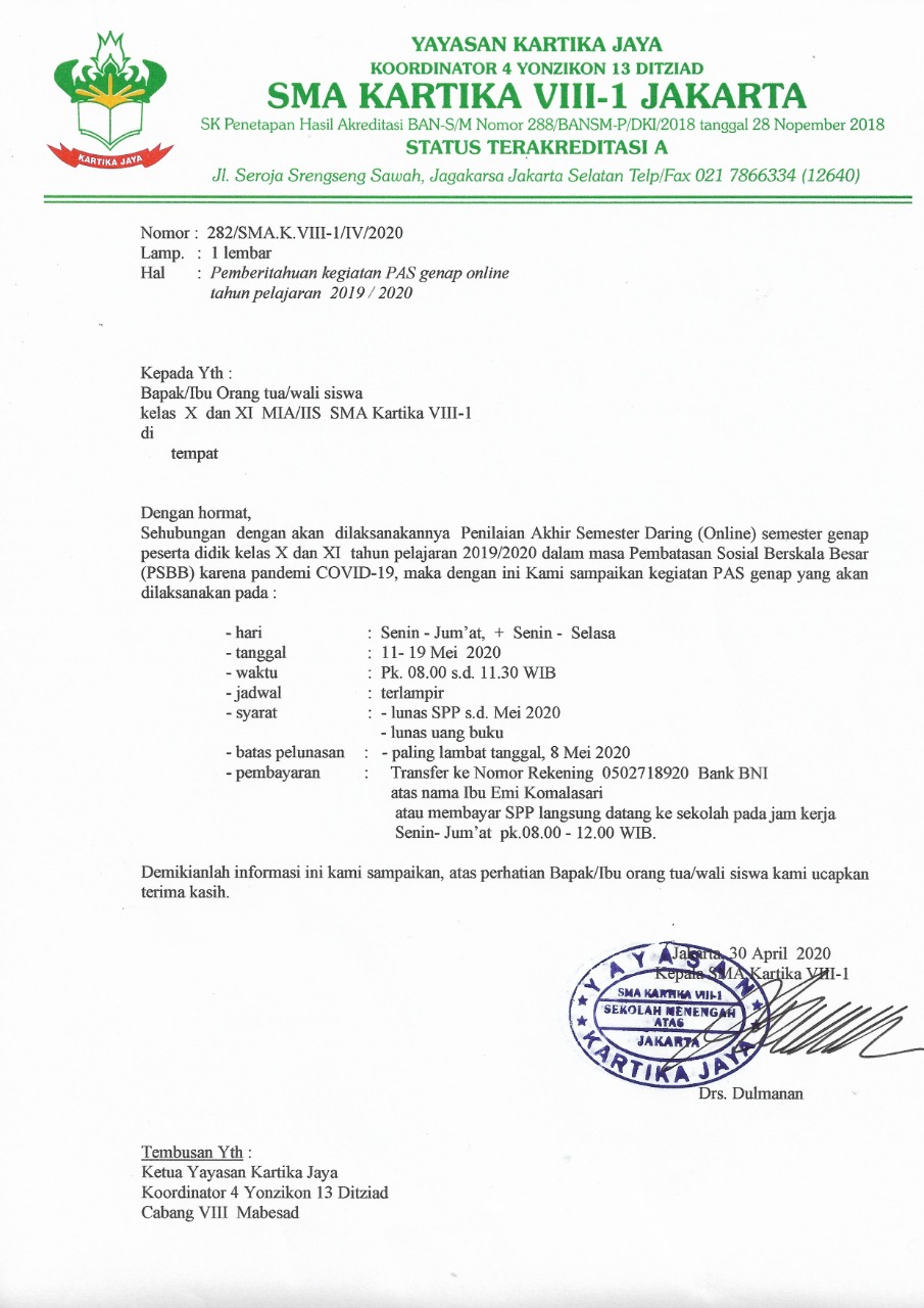 Detail Format Surat Pemberitahuan Nomer 43