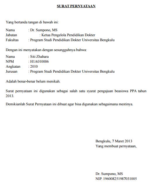 Detail Format Surat Pengantar Rt Nomer 14