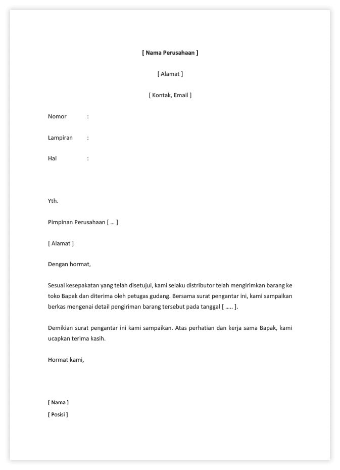 Detail Format Surat Pengantar Rt Nomer 45