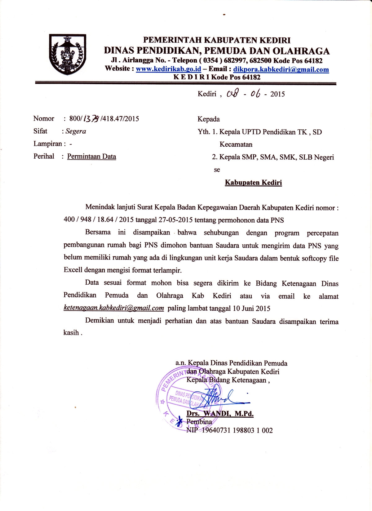 Detail Format Surat Permintaan Nomer 39