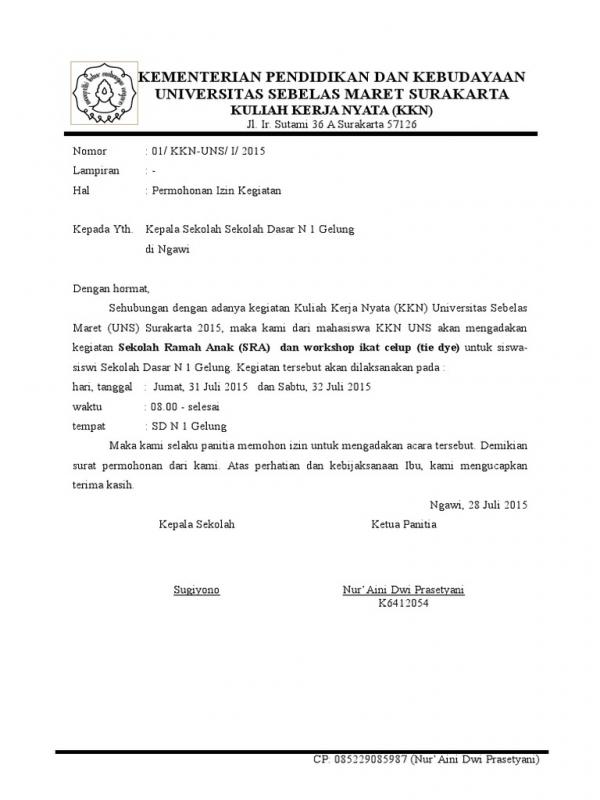 Detail Format Surat Permohonan Nomer 10