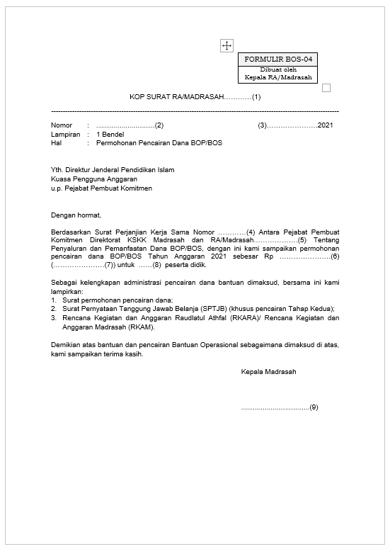 Detail Format Surat Permohonan Nomer 41